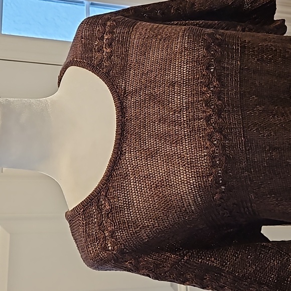 Ariat Brown Fringe top, size S/M *NWT* - Picture 3 of 11